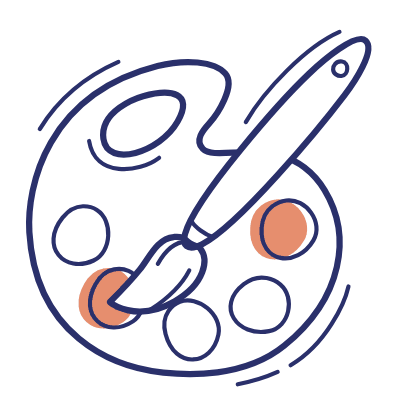 Color Palette, Animated Icon, Motif