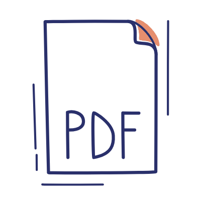 File PDF, Animated Icon, Motif