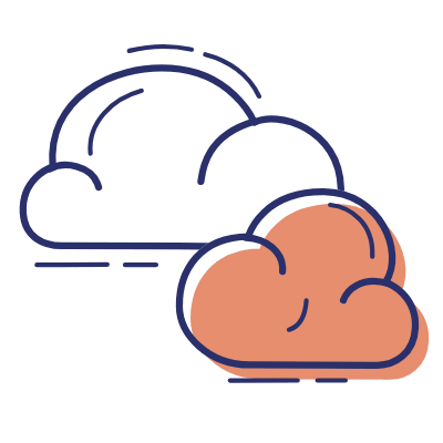 Clouds, Animated Icon, Motif