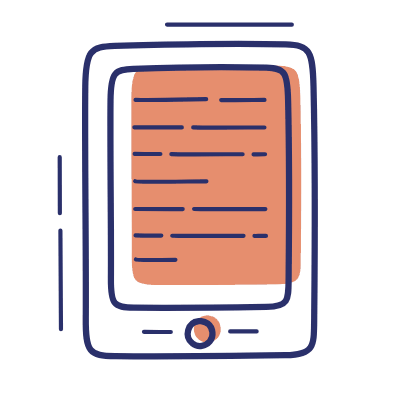 Ebook Reader, Animated Icon, Motif