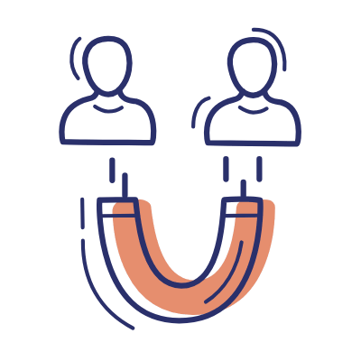 Avatars Magnet, Animated Icon, Motif