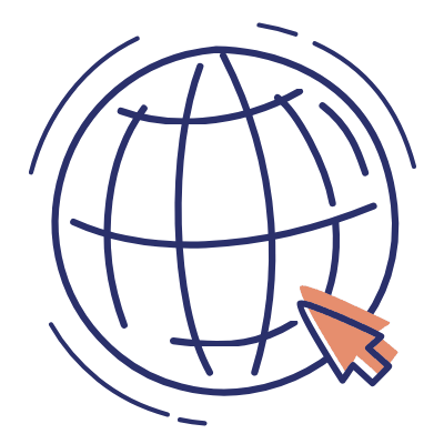 Globe Internet, Animated Icon, Motif