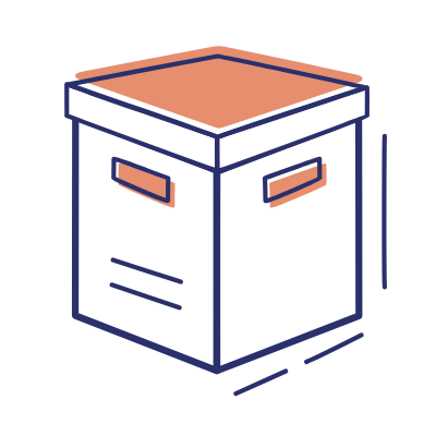 Storage Box, Animated Icon, Motif