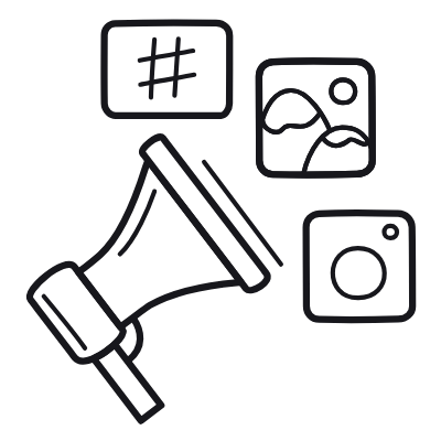 Megaphone Media, Animated Icon, Outline