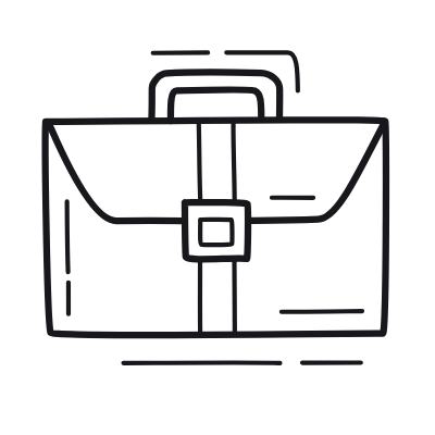 Suitcase, Animated Icon, Outline