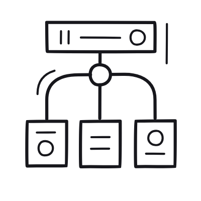 Load Balancer, Animated Icon, Outline