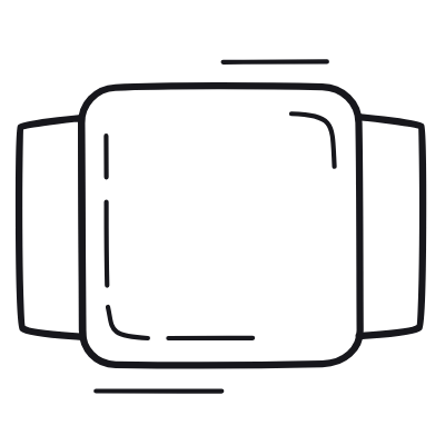 Grid Carousel, Animated Icon, Outline