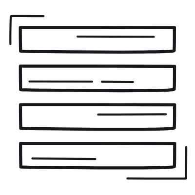 Grid Headline, Animated Icon, Outline