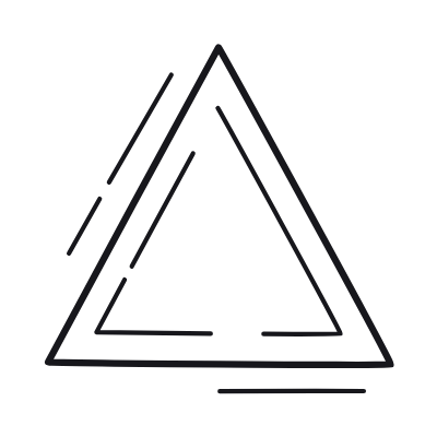 Triangle, Animated Icon, Outline