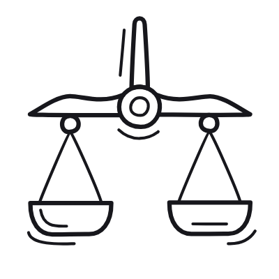 Scale Retro, Animated Icon, Outline