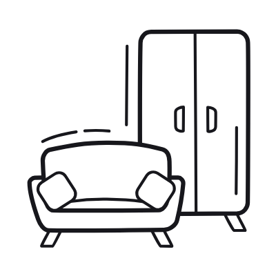 Furniture, Animated Icon, Outline