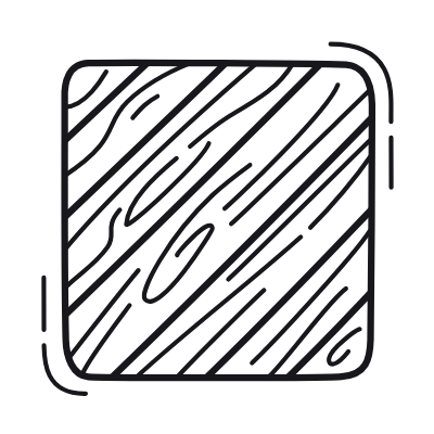 Wooden Floor, Animated Icon, Outline