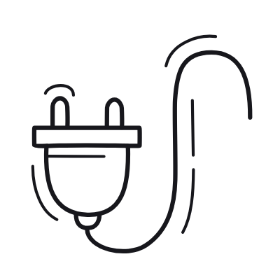 Plug, Animated Icon, Outline