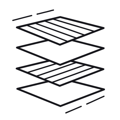 Layers, Animated Icon, Outline