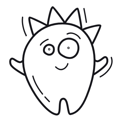 Monster, Animated Icon, Outline