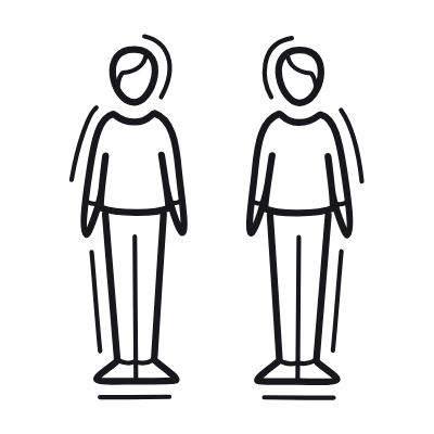 Men, Animated Icon, Outline