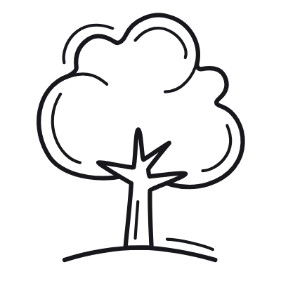 Tree, Animated Icon, Outline