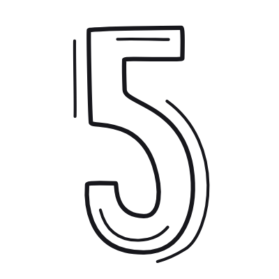 5, Animated Icon, Outline
