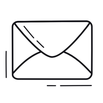 Notification Letter, Animated Icon, Outline