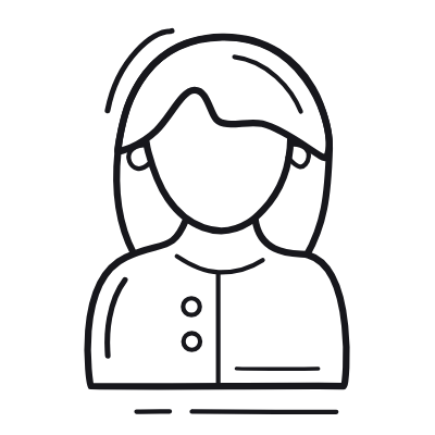 Woman, Animated Icon, Outline
