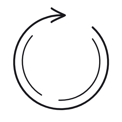 Spin, Animated Icon, Outline