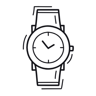 Watch, Animated Icon, Outline