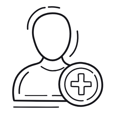 Avatar Plus, Animated Icon, Outline