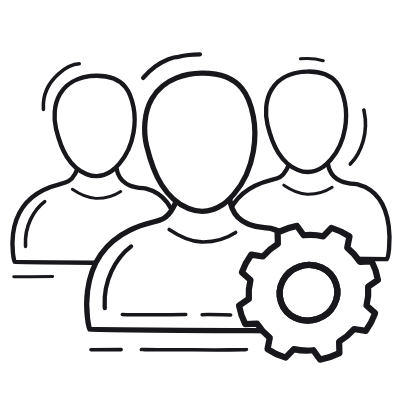 Management, Animated Icon, Outline