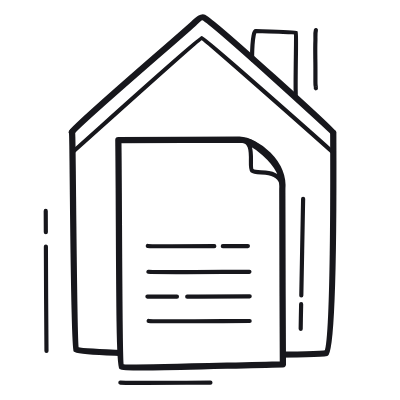 Mortgage, Animated Icon, Outline