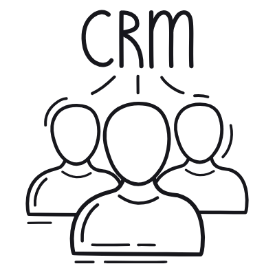 CRM, Animated Icon, Outline