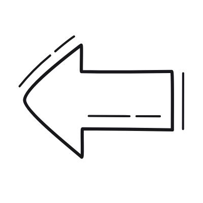 Arrow Left, Animated Icon, Outline