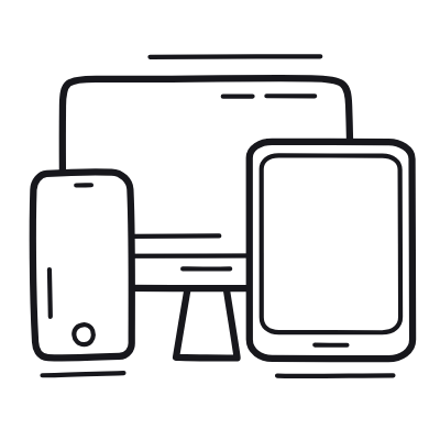 Responsive, Animated Icon, Outline