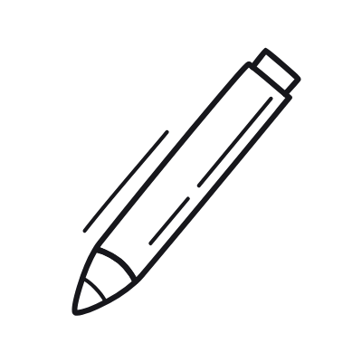 Pencil, Animated Icon, Outline