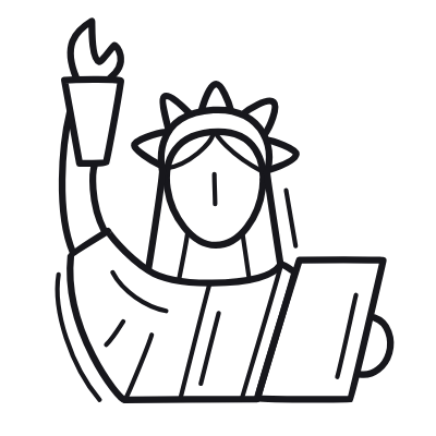 New York, Animated Icon, Outline