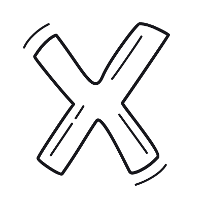 Cross, Animated Icon, Outline