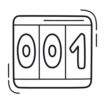 Counter, Animated Icon, Outline