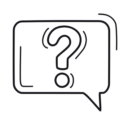 Message Question, Animated Icon, Outline