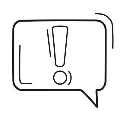 Message Warning, Animated Icon, Outline