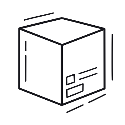 Box Label, Animated Icon, Outline