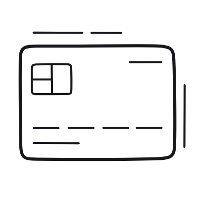Credit Card, Animated Icon, Outline