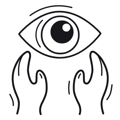 Eye Care, Animated Icon, Outline