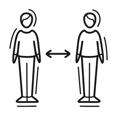 Distance, Animated Icon, Outline