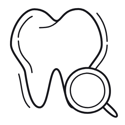 Dental Care, Animated Icon, Outline