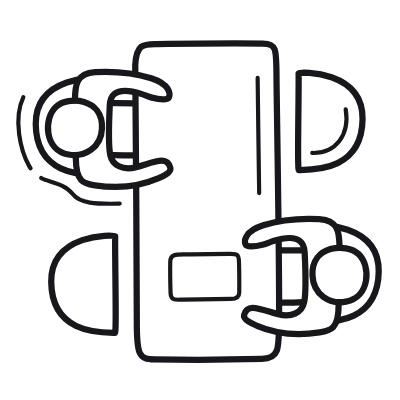 Conference Room, Animated Icon, Outline