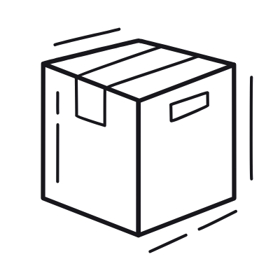 Box, Animated Icon, Outline