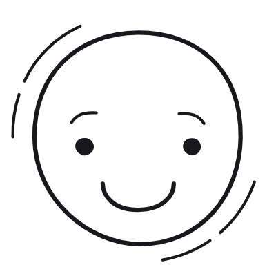 Smile, Animated Icon, Outline