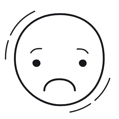 Sad, Animated Icon, Outline