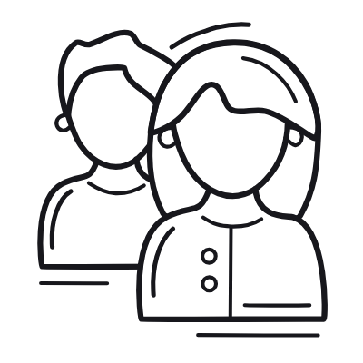 Couple, Animated Icon, Outline