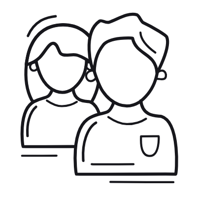 Couple, Animated Icon, Outline