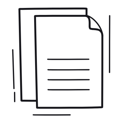 Documents, Animated Icon, Outline